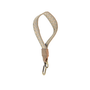 Easy Find Keychain - Natural Dotted Stripe