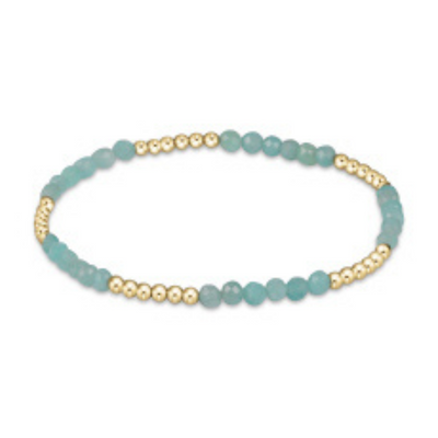 Enewton Blissful Pattern 2.5mm Bead Bracelet - Amazonite