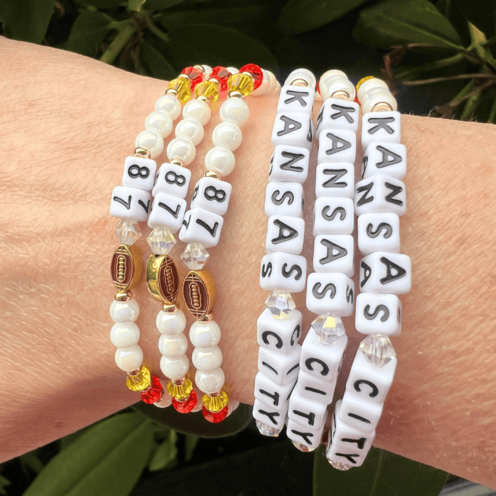 Little Words Project Kansas City Yellow &amp; Red Bracelet