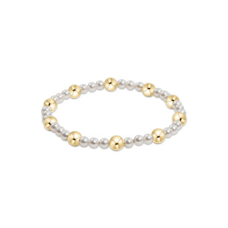 Enewton Pearl Sincerity Pattern 4mm & 6mm Bead Bracelet