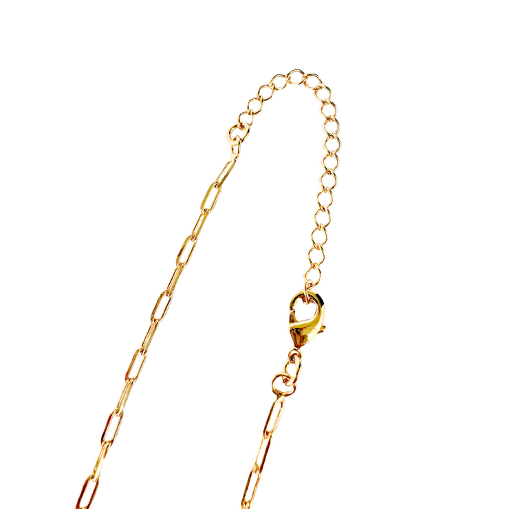 Jackie Tides Gold Filled Everyday Mini Paperclip Necklace