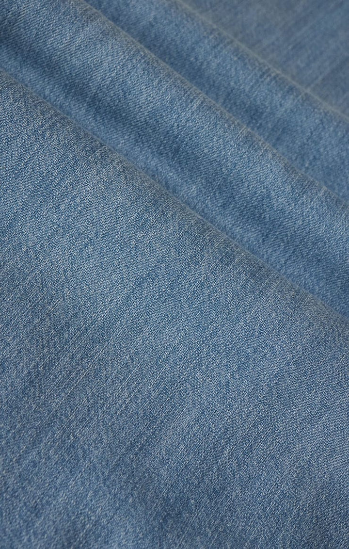 Z Supply Napa Denim Mini Dress in Shoreline