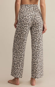 Z Supply Luxe Leopard Pant in Champagne