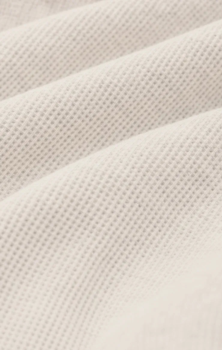 Z Supply Waffle Brushed Thermal Pant in Feather Grey