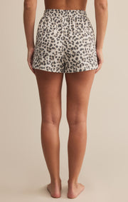 Z Supply Luxe  Leopard Short in Champagne