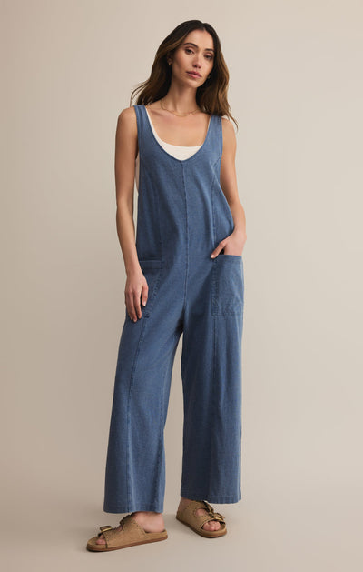 Z. Supply Everyday Jersey Denim Jumpsuit