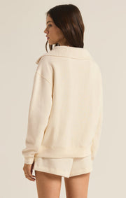 Z Supply Sonata Fleece Sea Salt Sweater