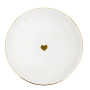 Gold Heart Jewelry Dish