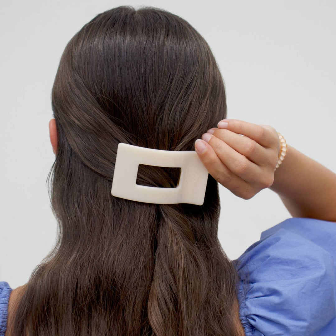 Teleties Flat Rectangle Hair Clip