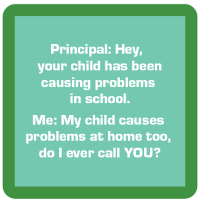 Child Problems Funny Coaster