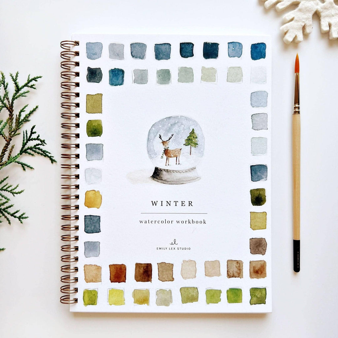 Emily Lex Studio Winter Watercolor Workbook Emily Lex Studio Winter Watercolor Workbook Books