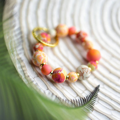 Jilzarah Sunshine Bay Small Bead Keychain