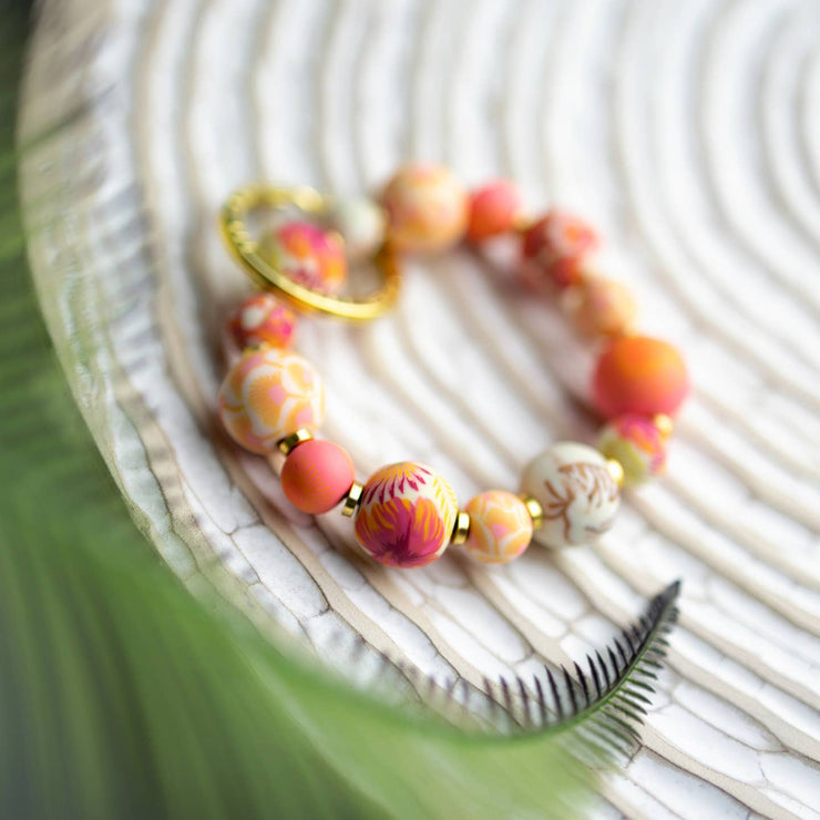 Jilzarah Sunshine Bay Small Bead Keychain