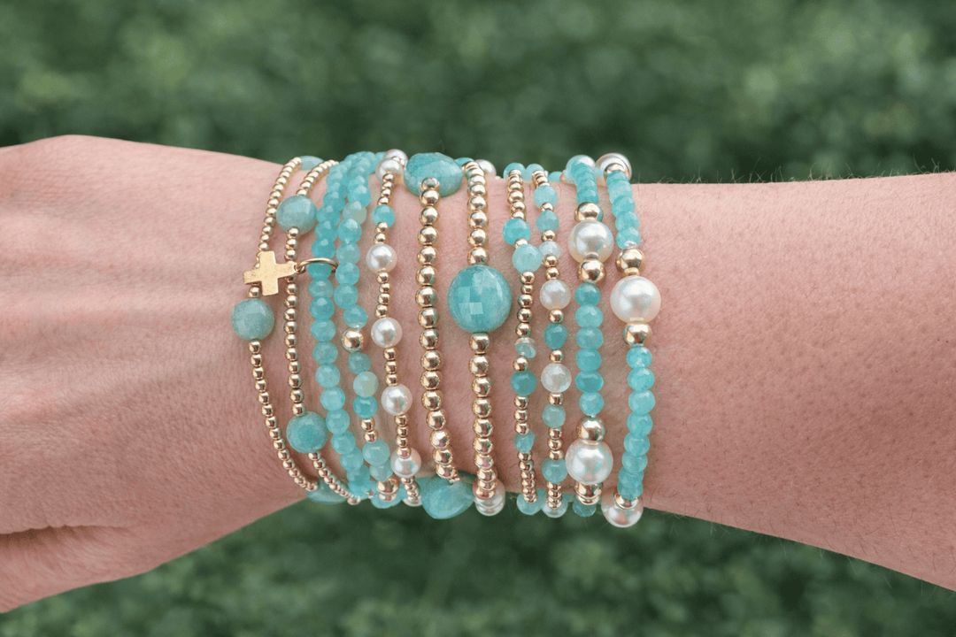 Enewton Pearl Sincerity 4mm Gem Bracelet - Amazonite