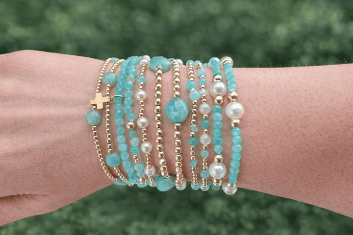 Enewton Pearl Sincerity 4mm Gem Bracelet - Amazonite