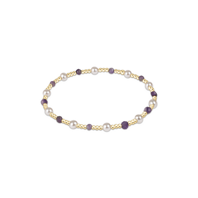 Enewton Extends Pearl Sincerity 4mm Bead Bracelet - Amethyst