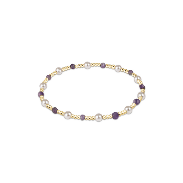 Enewton Extends Pearl Sincerity 4mm Bead Bracelet - Amethyst