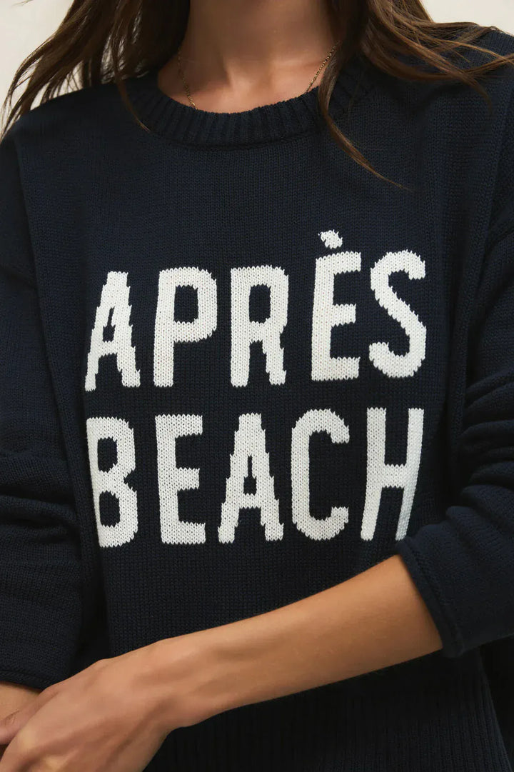 Z Supply Apres Beach Sienna Sweater in Eclipse