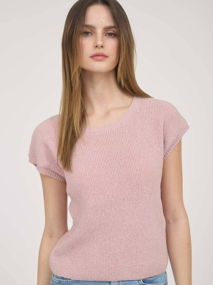 Chiffon Crush Bow Top