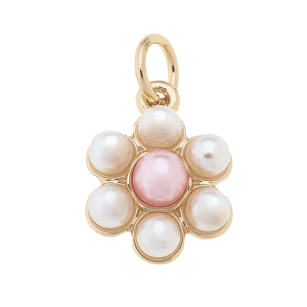 Pearly Flower Charm
