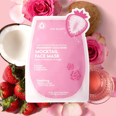 Soothing Strawberry Coco Rose Mocktail Face Mask