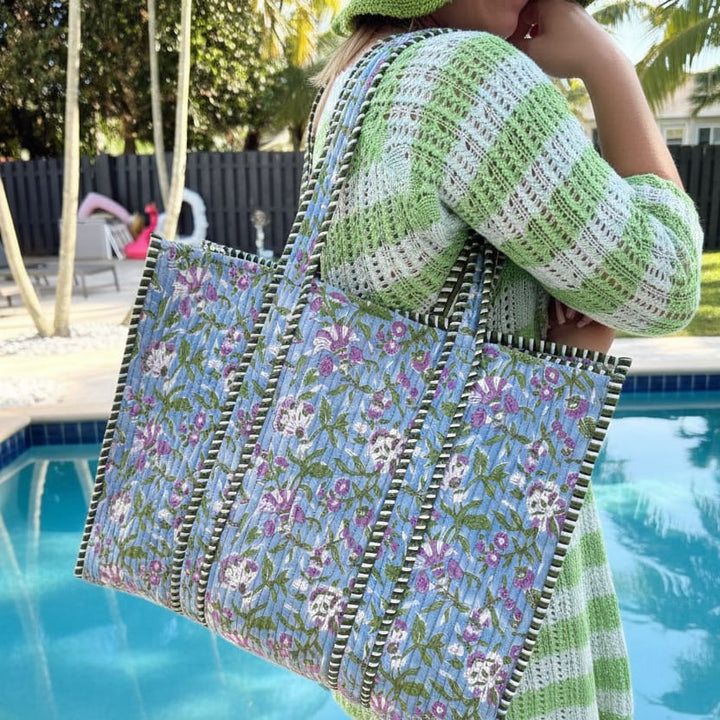 Carry All Quilted Tote Bag