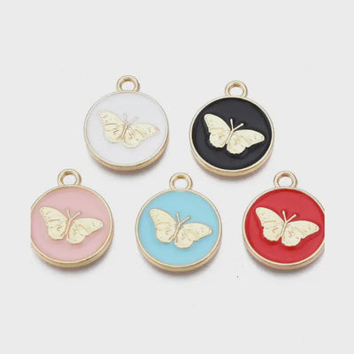 Butterfly Disc Charm