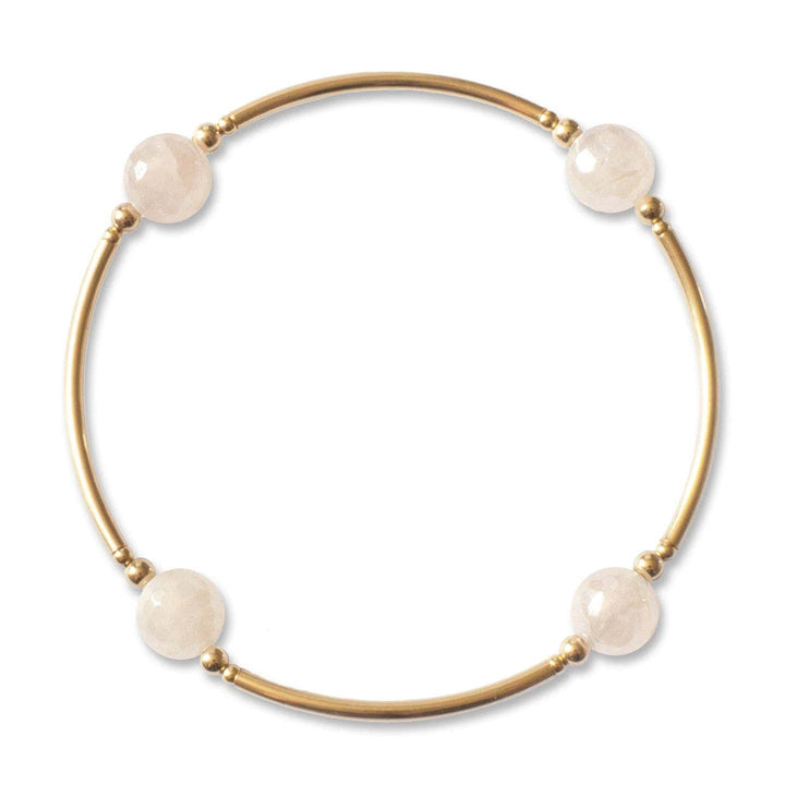 Blessing Gold Filled Mystic Rose Quartz Bracelet