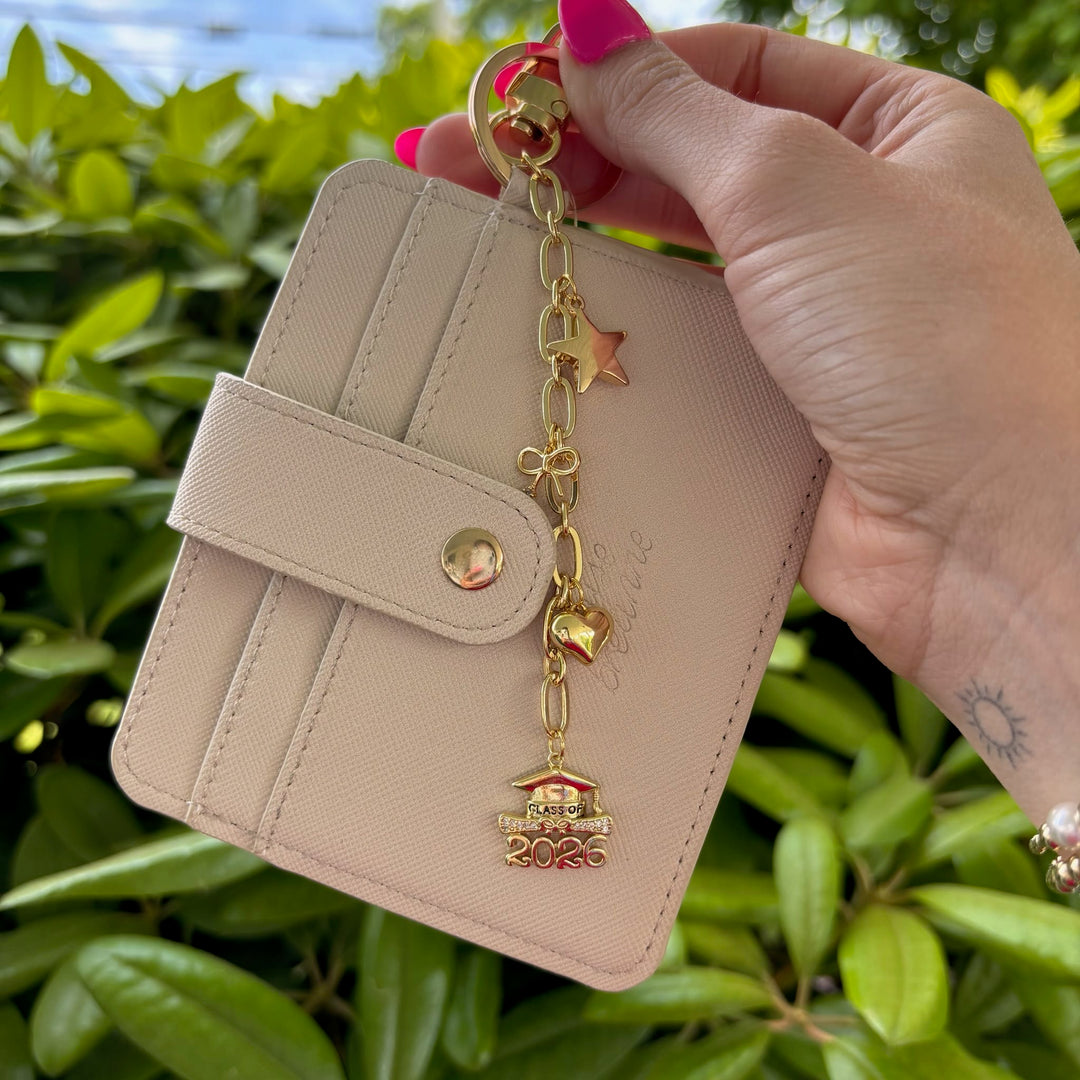 Gold Oval Link Bag Charm