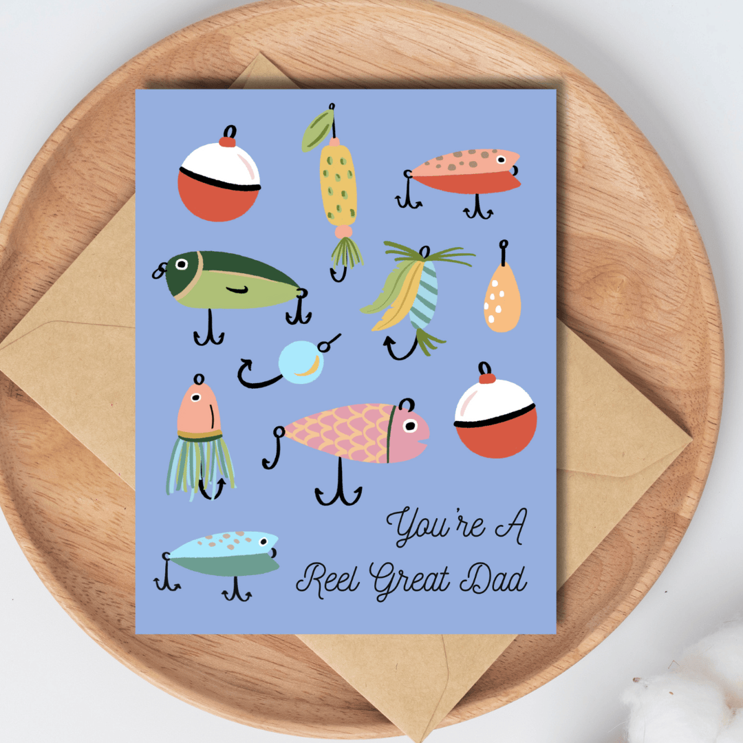 Reel Great Dad Greeting Card Reel Great Dad Greeting Card Cards