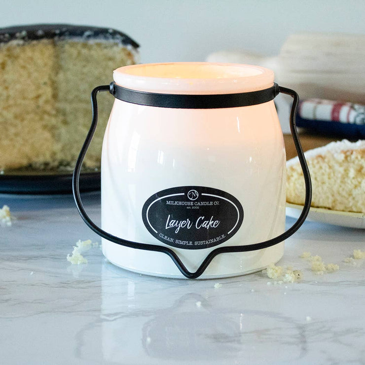 Milkhouse Butter Jar Candle - Layer Cake