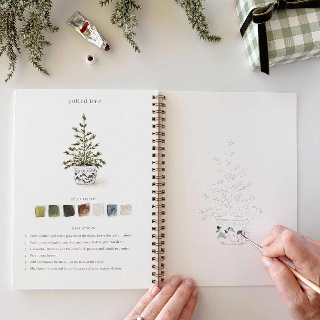 Emily Lex Studio Classic Christmas Watercolor Workbook Emily Lex Studio Classic Christmas Watercolor Workbook Books