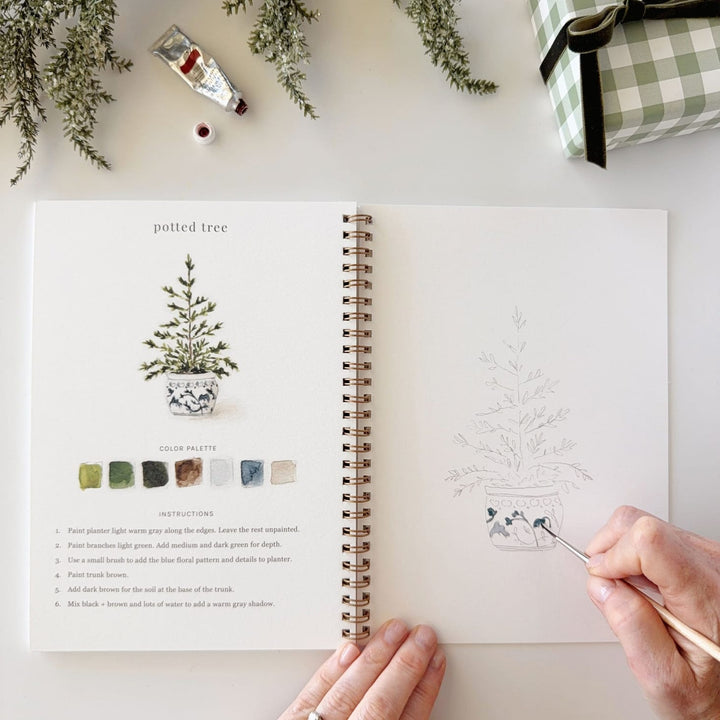 Emily Lex Studio Classic Christmas Watercolor Workbook Emily Lex Studio Classic Christmas Watercolor Workbook Books