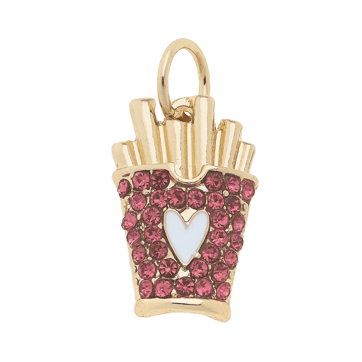 Pave French Fries Charm