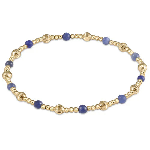 Enewton Dignity Sincerity Pattern 4mm Bead Bracelet - Lapis