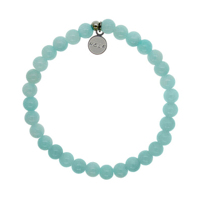 Breathe Stacker with Baby Blue Quartz