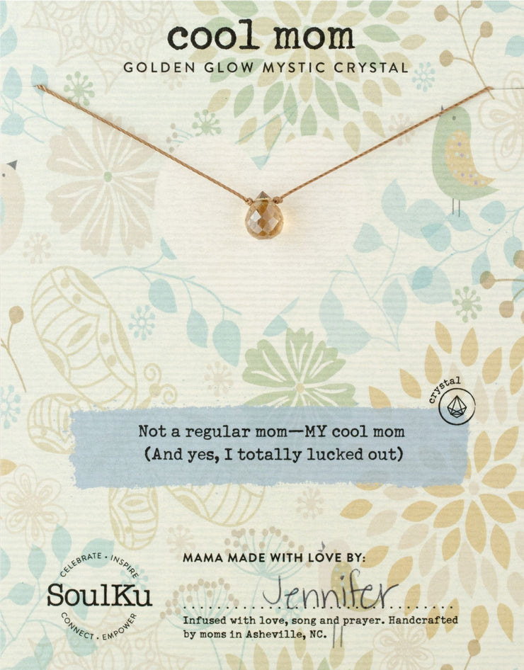 Soulku Cool Mom Mystic Crystal Necklace