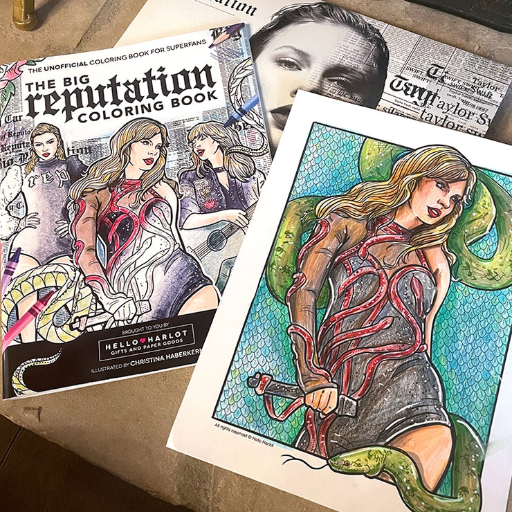 Taylor Swift Reputation Coloring Book