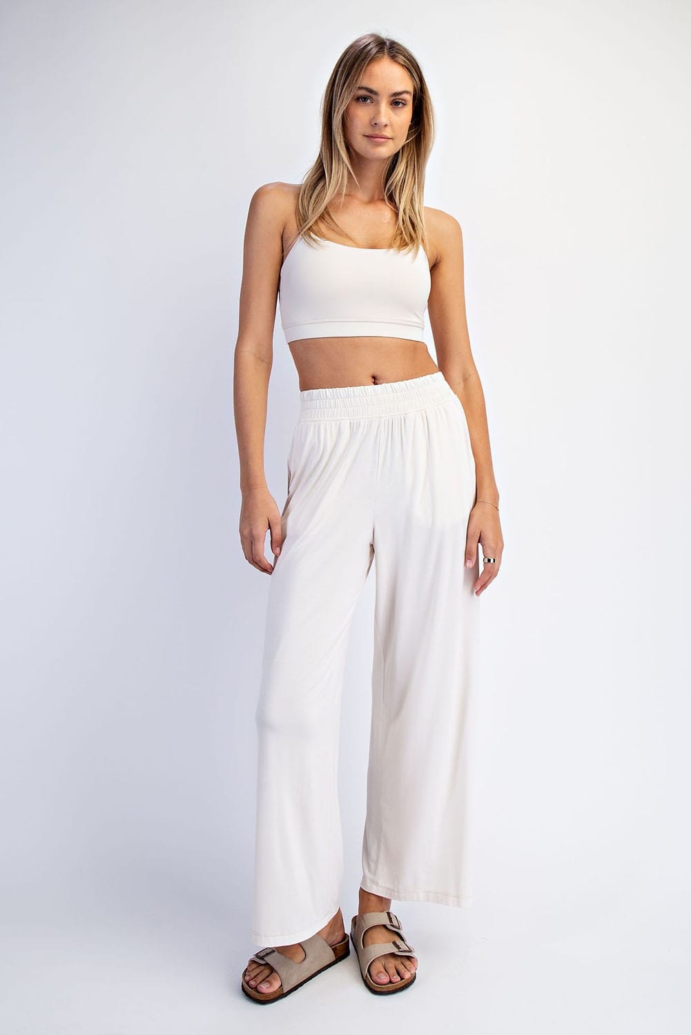 Cloud Nine Ivory Cropped Pant
