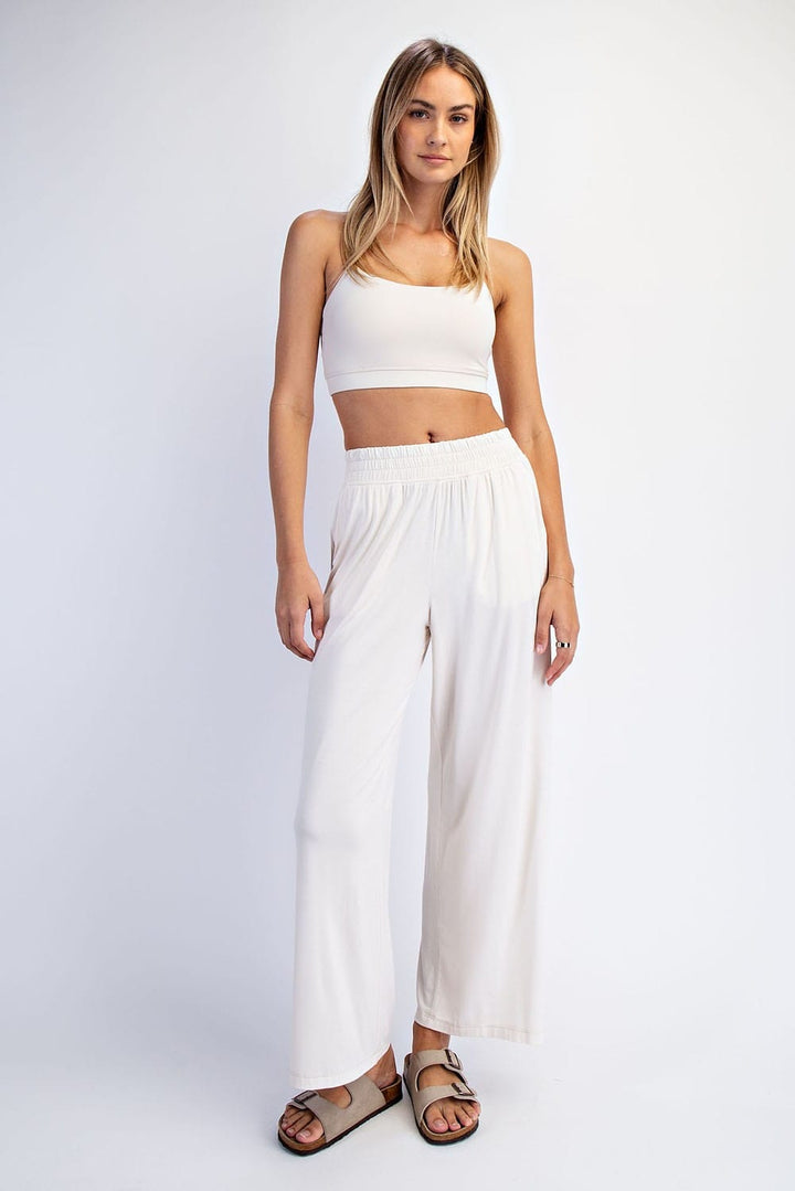Cloud Nine Ivory Cropped Pant