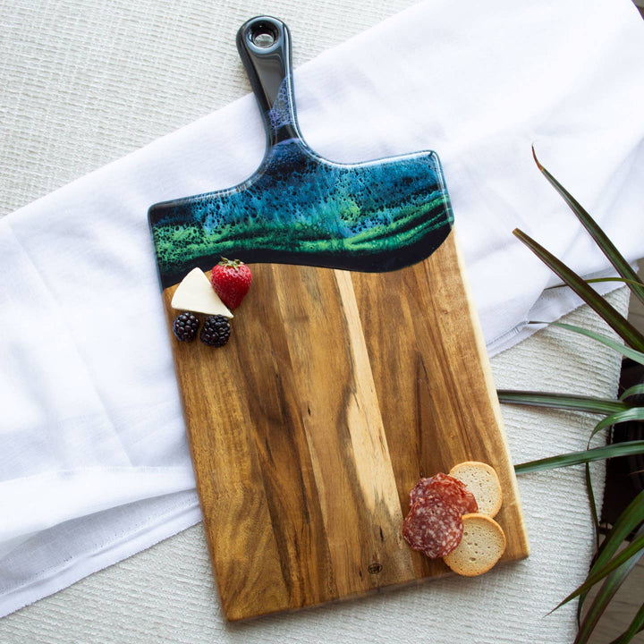 Acacia Wood Resin Cheese Board - Large