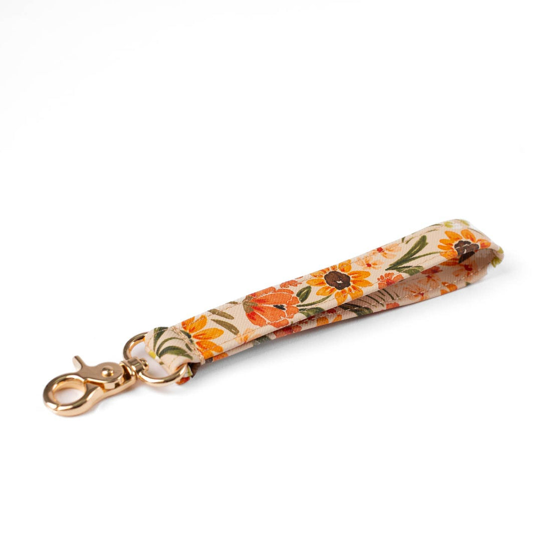 Elyse Breanne Wristlet Keychain - Sunny Poppies