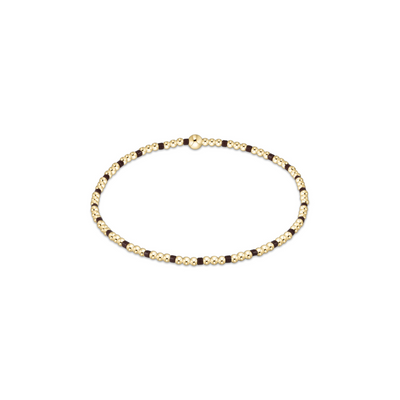 Enewton Hope Sincerity Pattern 2mm Bead Bracelet - Chocolate