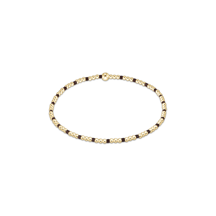 Enewton Hope Sincerity Pattern 2mm Bead Bracelet - Chocolate