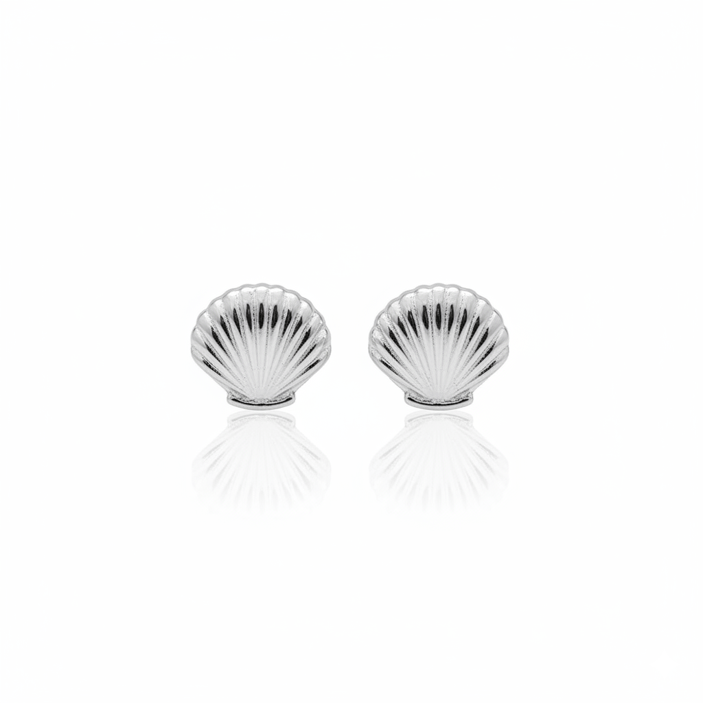 Sea Shell Stud Earrings