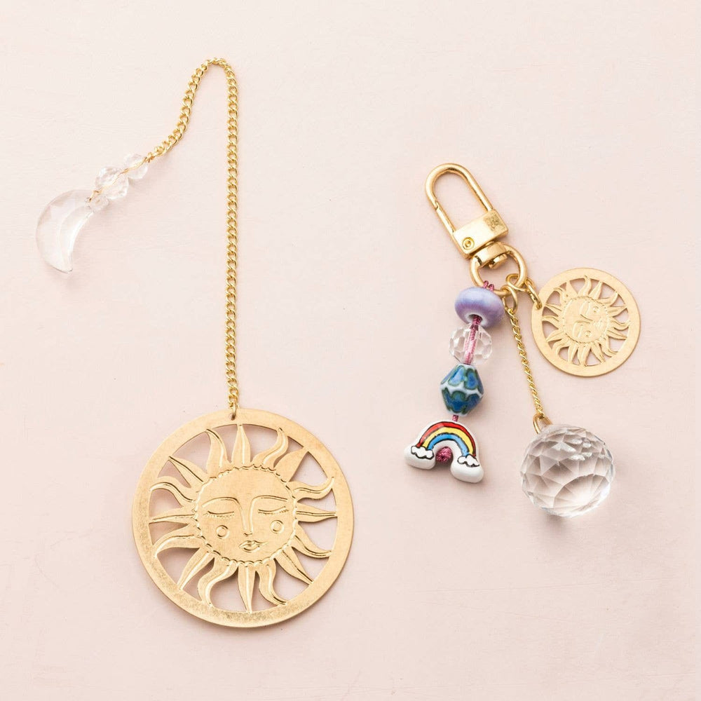 Bookmark & Keychain Set - Sun/Abundance Sun Abundance Bookmark & Keychain Gift Set Accessories