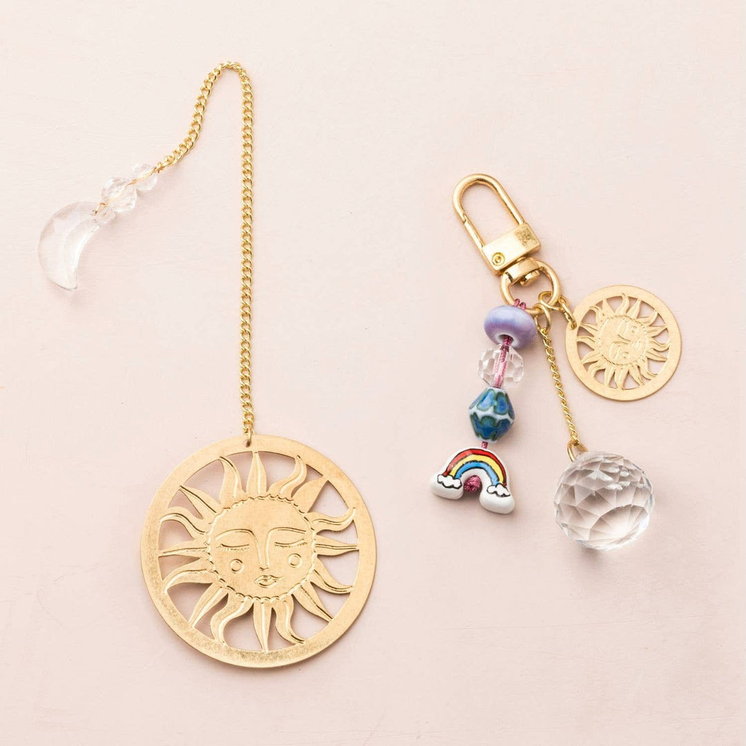 Bookmark &amp; Keychain Set - Sun/Abundance Sun Abundance Bookmark &amp; Keychain Gift Set Accessories
