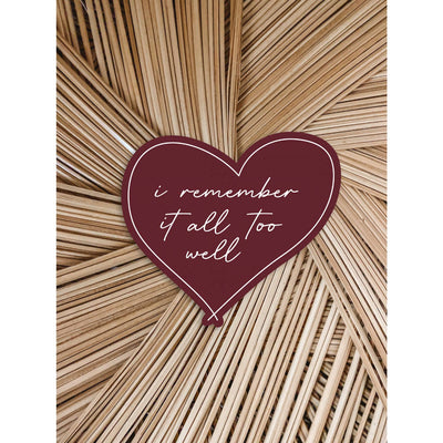 All To Well Sticker