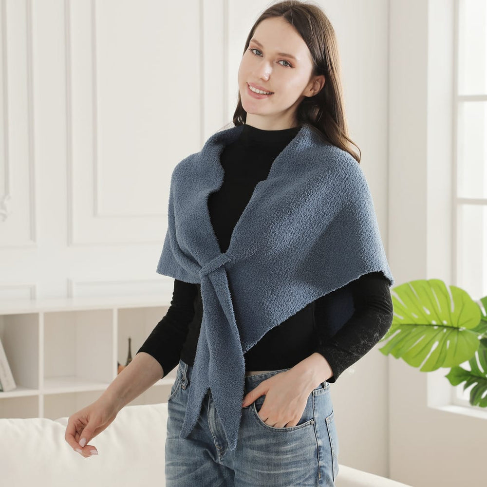 Monroe Cozy Twist Wrap Shawl Monroe Cozy Twist Wrap Shawl | Women's Knit Wrap & Shawl Tops