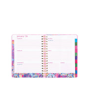 Lilly Pulitzer Large Agenda in Rousseau Pink Cute as Shell